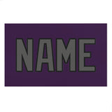 Custom Purple Dark Grey Beach Towel