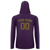 Custom Purple Khaki UV-Hoodie