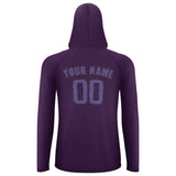 Custom Purple Light Purple UV-Hoodie