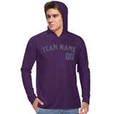Custom Purple Light Purple UV-Hoodie