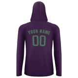 Custom Purple Blue Green UV-Hoodie