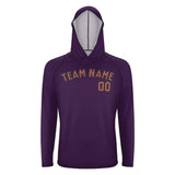 Custom Purple Copper Rose UV-Hoodie