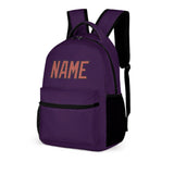 Custom Purple Copper Rose Kids Backpack