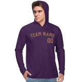 Custom Purple Copper Rose UV-Hoodie