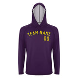 Custom Purple Gold UV-Hoodie