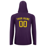 Custom Purple Gold UV-Hoodie
