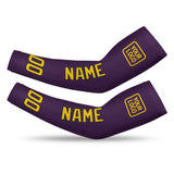 Custom Purple Gold Arm Sleeve