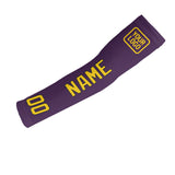 Custom Purple Gold Arm Sleeve