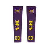 Custom Purple Gold Arm Sleeve