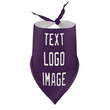 Custom Purple White Pet Scarf