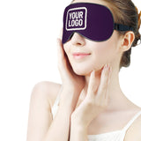 Custom Purple White Sleep Mask