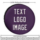 Custom Purple White Truck Tires