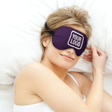 Custom Purple White Sleep Mask
