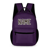 Custom Purple Brown Kids Backpack
