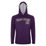 Custom Purple Olive UV-Hoodie