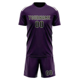 Custom Purple Olive Soccer Jersey