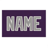 Custom Purple Gray Beach Towel