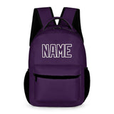 Custom Purple Purple Kids Backpack