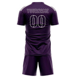 Custom Purple Purple Soccer Jersey
