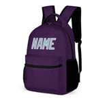 Custom Purple Light Blue Kids Backpack