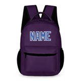 Custom Purple Sky Blue Kids Backpack