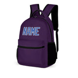 Custom Purple Sky Blue Kids Backpack