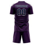 Custom Purple Blue Soccer Jersey