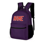 Custom Purple Orange Red Kids Backpack