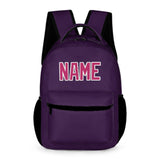 Custom Purple Pink Kids Backpack