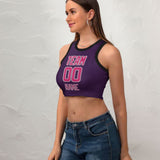 Custom Purple Pink Sleeveless Tank Top