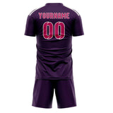 Custom Purple Pink Soccer Jersey