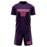 Custom Purple Pink Soccer Jersey