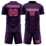 Custom Purple Pink Soccer Jersey