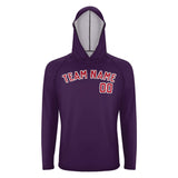 Custom Purple Red UV-Hoodie