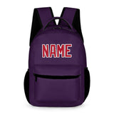 Custom Purple Red Kids Backpack