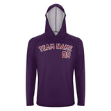 Custom Purple Crimson Red UV-Hoodie