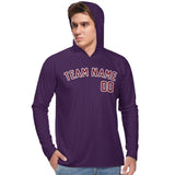 Custom Purple Crimson Red UV-Hoodie