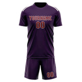 Custom Purple Crimson Red Soccer Jersey
