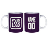 Custom Purple White Mug