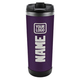 Custom Purple White Stainless Steel Water Cup