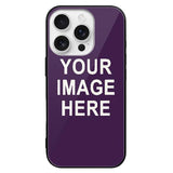 Custom Purple White Phone Case