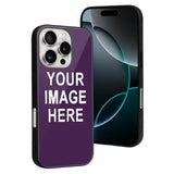 Custom Purple White Phone Case