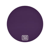 Custom Purple White Round Table Cloth