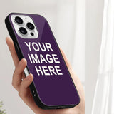 Custom Purple White Phone Case
