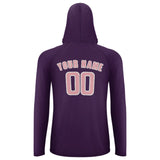 Custom Purple Light Pink UV-Hoodie