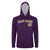 Custom Purple Khaki UV-Hoodie