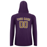 Custom Purple Khaki UV-Hoodie
