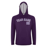 Custom Purple Light Purple UV-Hoodie
