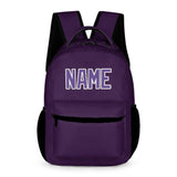 Custom Purple Light Purple Kids Backpack