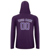 Custom Purple Light Purple UV-Hoodie